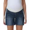 image:imageFoucome Womens Maternity Jean Shorts Under Belly Trendy Stretchy Denim Shorts Summer Pregnancy ShortsVintage Blue