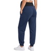 image:imageFoucome Maternity Joggers Fleece Lined Cotton SweatpantsBlue