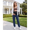 image:imageFoucome Maternity Joggers Fleece Lined Cotton SweatpantsBlue