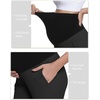 image:imageFoucome Womens Maternity Pants Over Belly Pregnancy Golf PantsBlack