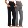 2 Pack Black+melange Grey