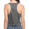 image:imageFoucome Jean Vest Top for Women V Neck Cropped Denim VestGrey