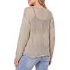 image:imageFoucome Maternity Sweaters Trendy Hollow Out Pregnancy TopsApricot