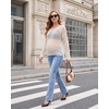 image:imageFoucome Maternity Sweaters Trendy Hollow Out Pregnancy TopsBeige