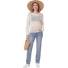 image:imageFoucome Maternity Sweaters Trendy Hollow Out Pregnancy TopsBeige