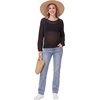 image:imageFoucome Maternity Sweaters Trendy Hollow Out Pregnancy TopsBlack