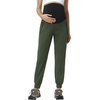 image:imageFoucome Womens Maternity Pants Quick Dry Athletic JoggersArmy Green