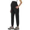 image:imageFoucome Womens Maternity Pants Quick Dry Athletic JoggersBlack
