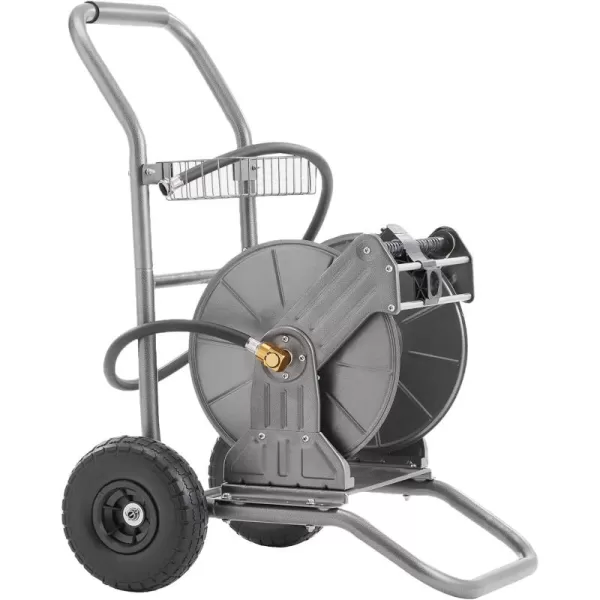 Giraffe Tools Garden Hose Reel Cart with Wheels, Heavy Duty Water Hose Cart with Hose Guide, Water Hose Reel with Wheels for Outside Garden &amp; Yard