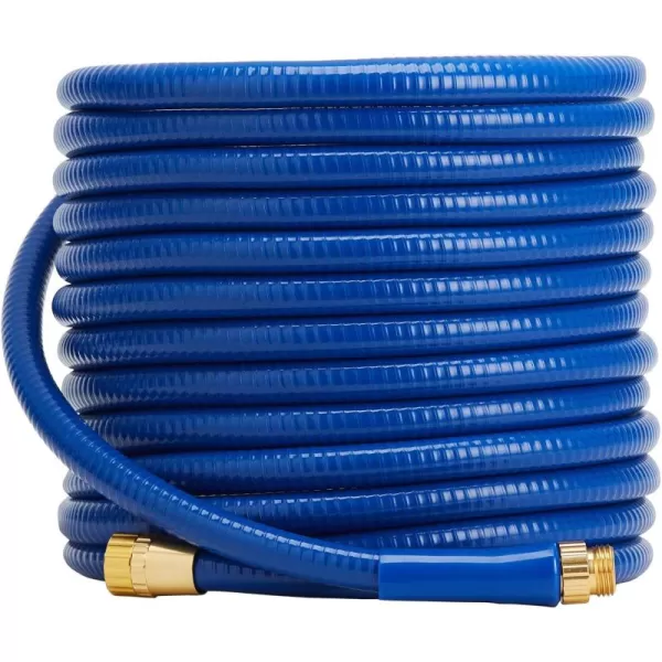 Giraffe Tools Reinforced Garden Hose 50ft x 5/8in No Kink Heavy Duty, Flexible, Middle Weight, Durable Male &amp; Female Brass Fittings)