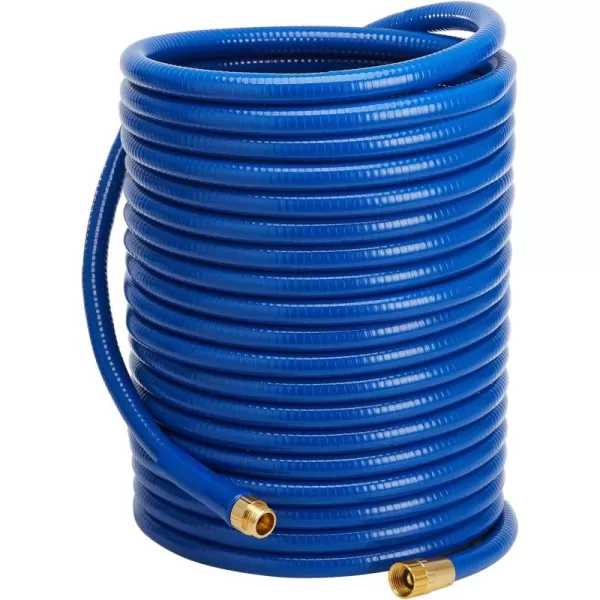 Giraffe Tools Reinforced Garden Hose 50ft x 5/8in No Kink Heavy Duty, Flexible, Middle Weight, Durable Male &amp; Female Brass Fittings)