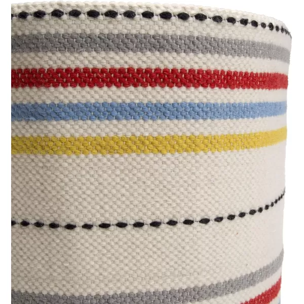 Delta Children Handwoven Stroage Basket, Bright Stripes