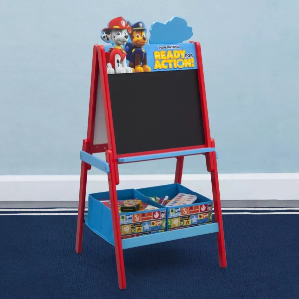 Delta Children Wooden Double-Sided Easel with Storage - Greenguard Gold Certified, Disney Mickey Mouse