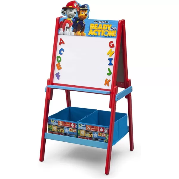 Delta Children Wooden Double-Sided Easel with Storage - Greenguard Gold Certified, Disney Mickey Mouse