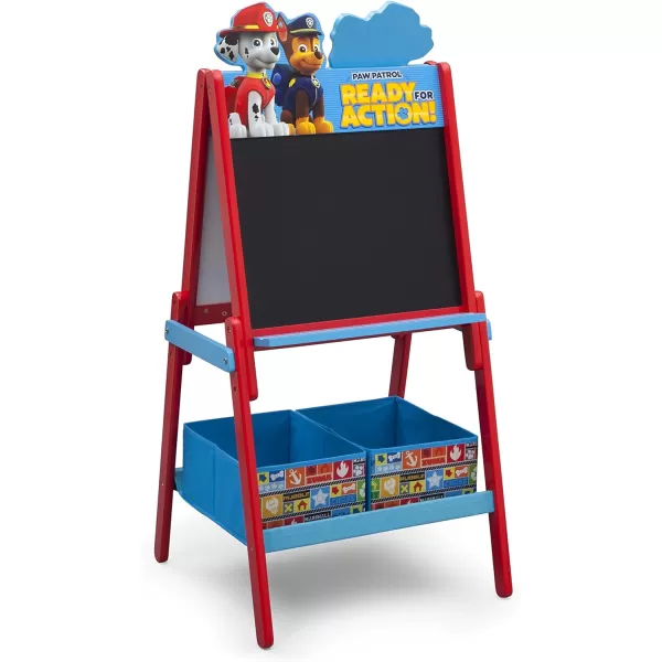 Delta Children Wooden Double-Sided Easel with Storage - Greenguard Gold Certified, Disney Mickey Mouse