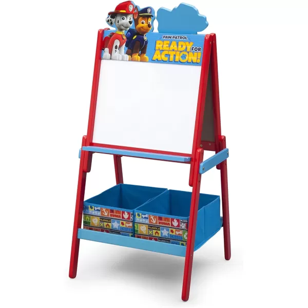 Delta Children Wooden Double-Sided Easel with Storage - Greenguard Gold Certified, Disney Mickey Mouse
