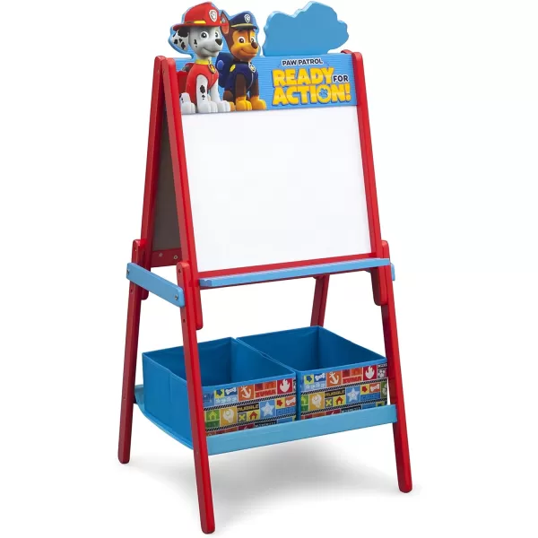 Delta Children Wooden Double-Sided Easel with Storage - Greenguard Gold Certified, Disney Mickey Mouse