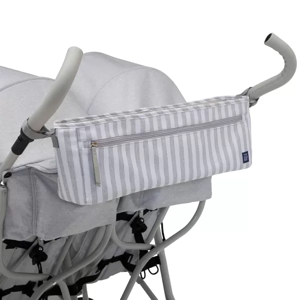 GAP babyGap Classic Side-by-Side Double Stroller - Lightweight Double Stroller with Recline, Extendable Sun Visors &amp; Compact Fold - Made with Sustainable Materials, Black Camo