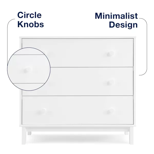 GAP babyGap Legacy 3 Drawer Dresser, Bianca White