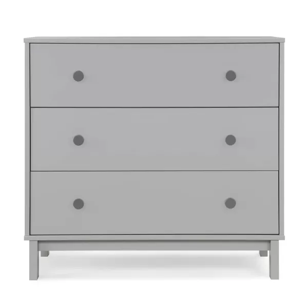 GAP babyGap Legacy 3 Drawer Dresser, Blush Pink/Dark Pink