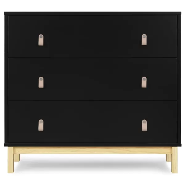 GAP babyGap Legacy 3 Drawer Dresser with Leather Pulls, Navy/Natural