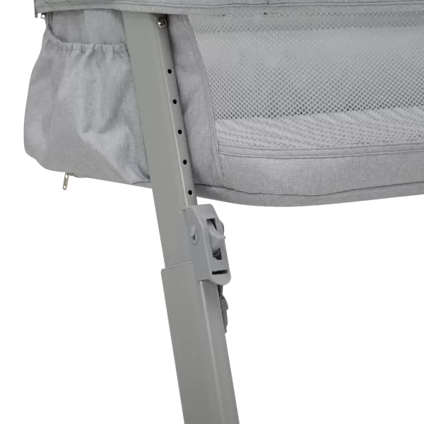 GAP babyGap Whisper Bedside Bassinet Sleeper with Breathable Mesh and Adjustable Heights - Lightweight Portable Crib - Made with Sustainable Materials, Navy Camo
