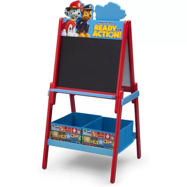 Delta Children Wooden Double-Sided Easel with Storage - Greenguard Gold Certified, Disney Mickey Mouse