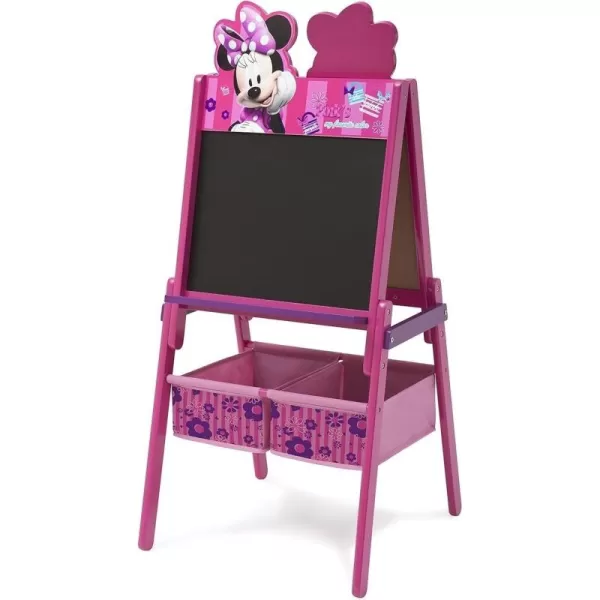 Delta Children Wooden Double-Sided Easel with Storage - Greenguard Gold Certified, Disney Mickey Mouse