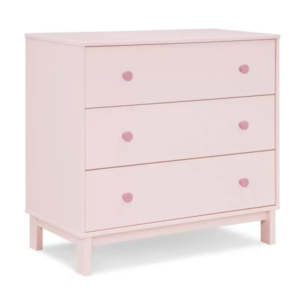 GAP babyGap Legacy 3 Drawer Dresser, Blush Pink/Dark Pink