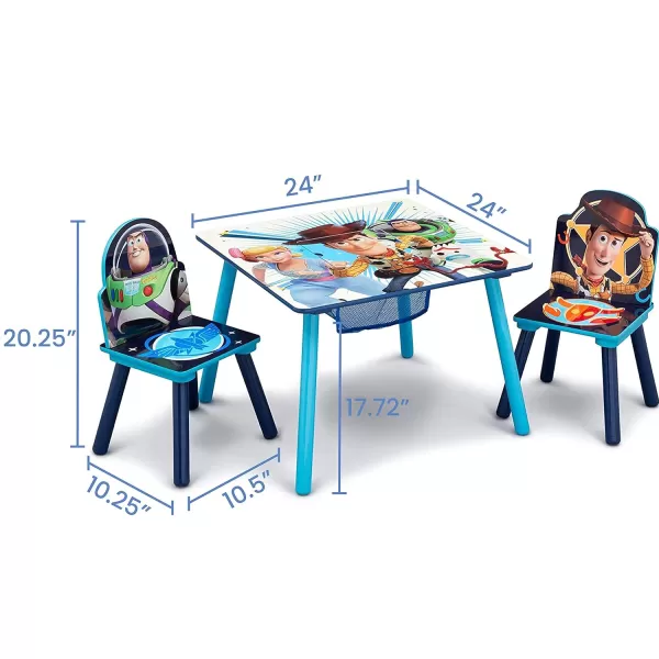 Delta Children Kids Table and Chair Set With Storage  - Ideal for Arts &amp; Crafts, Snack Time, Homeschooling, Homework &amp; More, Nick Jr. PAW Patrol