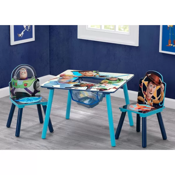 Delta Children Kids Table and Chair Set With Storage  - Ideal for Arts &amp; Crafts, Snack Time, Homeschooling, Homework &amp; More, Nick Jr. PAW Patrol