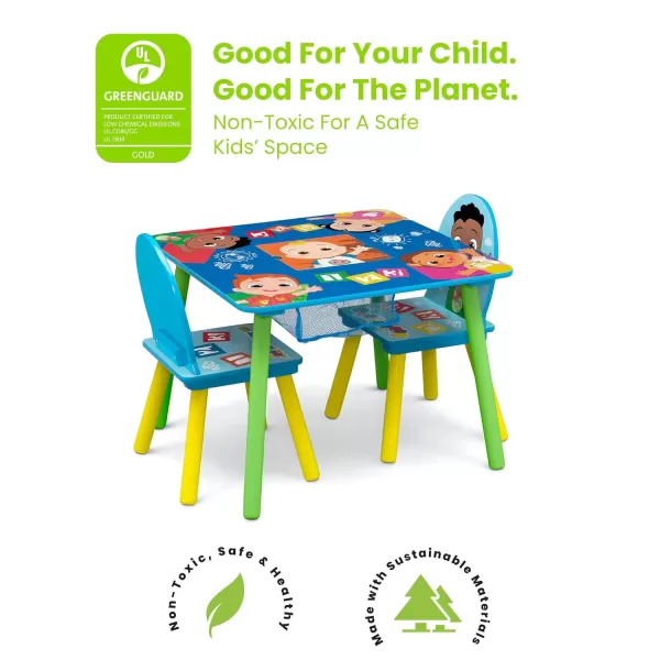 Delta Children Kids Table and Chair Set With Storage  - Ideal for Arts &amp; Crafts, Snack Time, Homeschooling, Homework &amp; More, Nick Jr. PAW Patrol