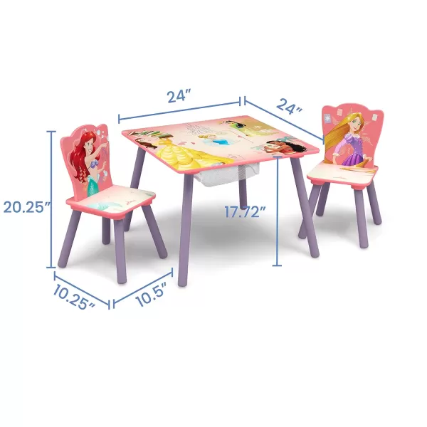 Delta Children Kids Table and Chair Set With Storage  - Ideal for Arts &amp; Crafts, Snack Time, Homeschooling, Homework &amp; More, Nick Jr. PAW Patrol
