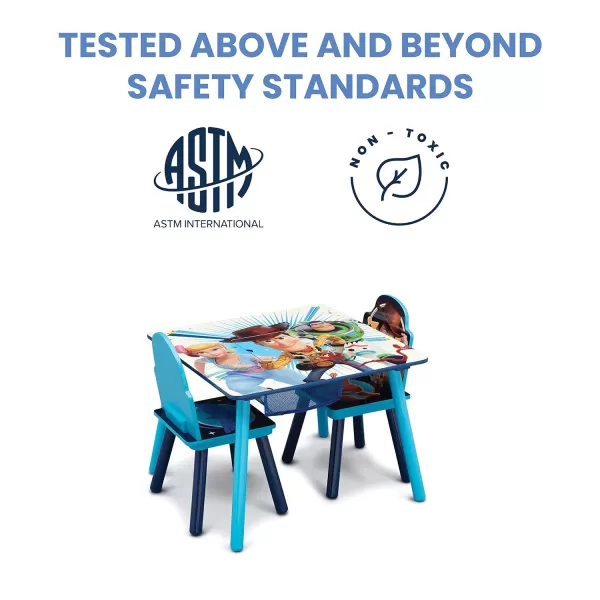Delta Children Kids Table and Chair Set With Storage  - Ideal for Arts &amp; Crafts, Snack Time, Homeschooling, Homework &amp; More, Nick Jr. PAW Patrol