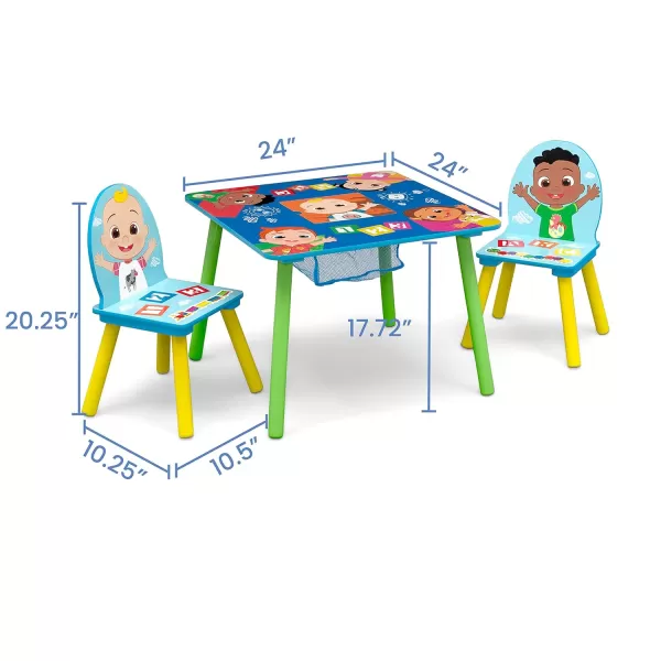 Delta Children Kids Table and Chair Set With Storage  - Ideal for Arts &amp; Crafts, Snack Time, Homeschooling, Homework &amp; More, Nick Jr. PAW Patrol