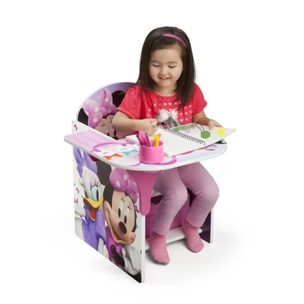 Chair Desk With Storage Bin, Disney Minnie Mouse