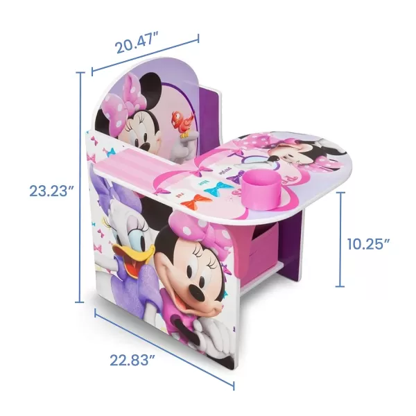 Chair Desk With Storage Bin, Disney Minnie Mouse