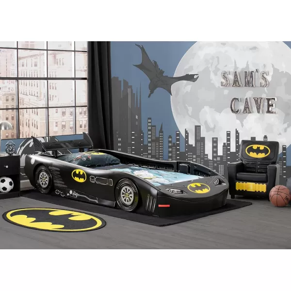 DC Comics Batman Batmobile Car Twin Bed by Delta Children