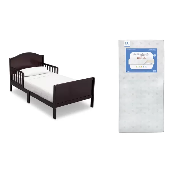 Delta Children Bennett Wood Toddler Bed - Greenguard Gold Certified, Grey