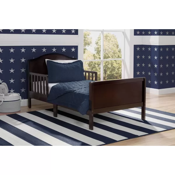 Delta Children Bennett Wood Toddler Bed - Greenguard Gold Certified, Grey