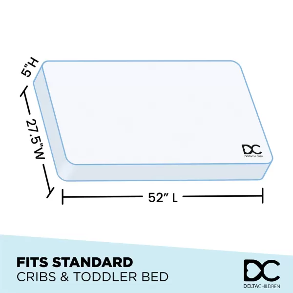 Delta Children Bennett Wood Toddler Bed - Greenguard Gold Certified, Grey