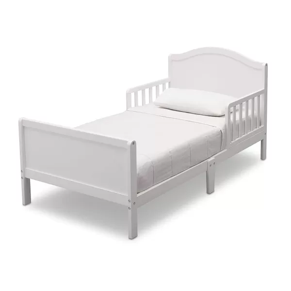 Delta Children Bennett Wood Toddler Bed - Greenguard Gold Certified, Grey