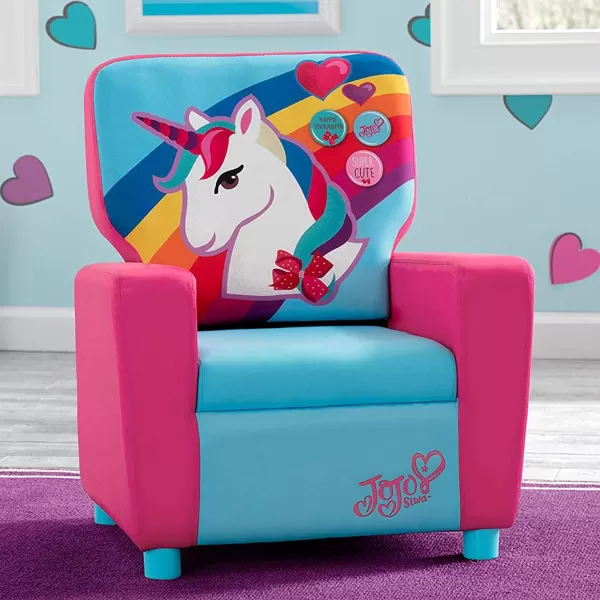 High Back Upholstered Chair, JoJo Siwa