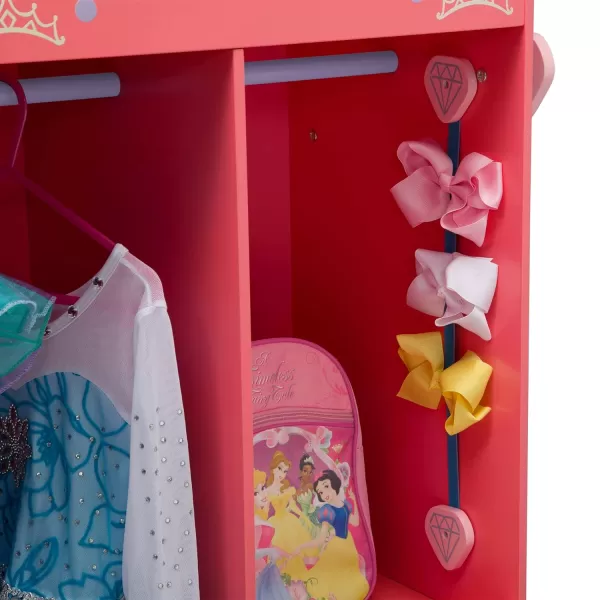 JoJo Siwa Dress and Play Boutique by Delta Children - Pretend Play Costume Storage Wardrobe for Kids with Mirror &amp; Shelves