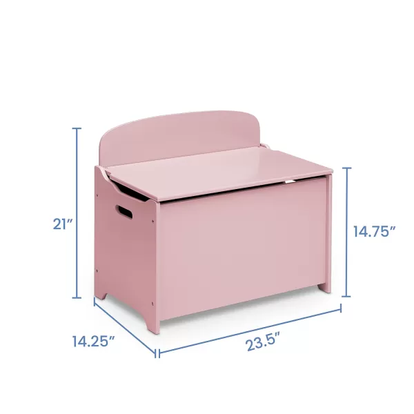 MySize Deluxe Toy Box - Greenguard Gold Certified, Dark Chocolate