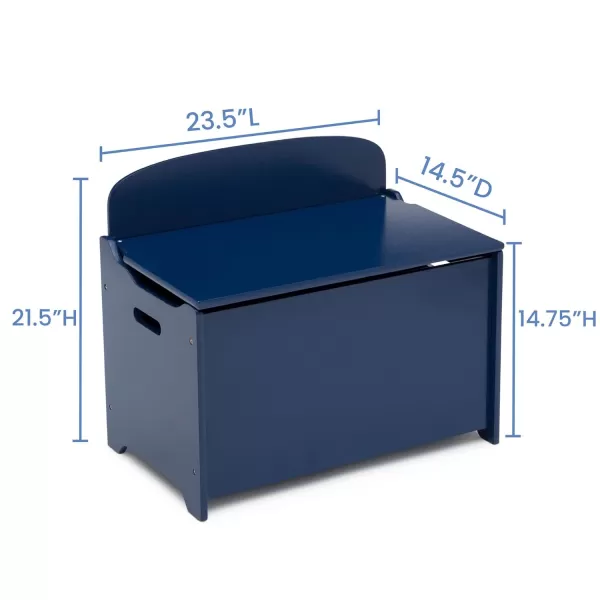 MySize Deluxe Toy Box - Greenguard Gold Certified, Dark Chocolate