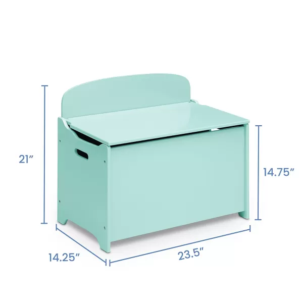 MySize Deluxe Toy Box - Greenguard Gold Certified, Dark Chocolate