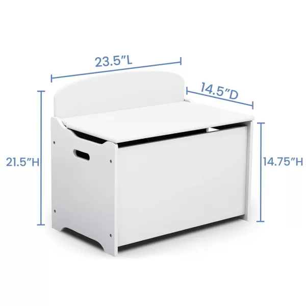 MySize Deluxe Toy Box - Greenguard Gold Certified, Dark Chocolate
