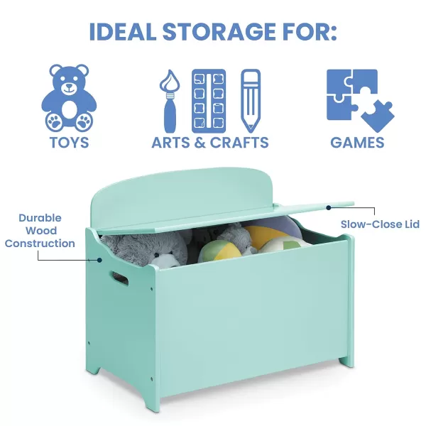 MySize Deluxe Toy Box - Greenguard Gold Certified, Dark Chocolate