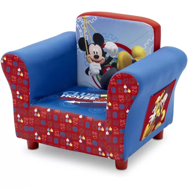 Upholstered Chair, Disney/Pixar Toy Story 4 for Bedroom with Arm Rest, Cushion Availability, Wood/UrethaneFoam/Polyester